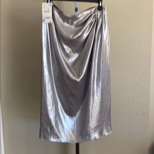Ladies Zara silver skirt